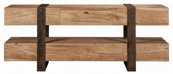 Double Beam Console Table